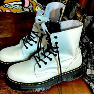 Bottes doc Martens blanches taillle 10 femme